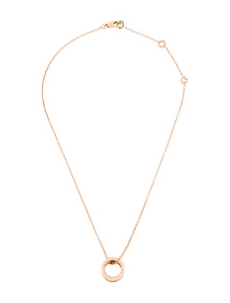 Bvlgari 18K Diamond B.Zero1 Pendant Necklace