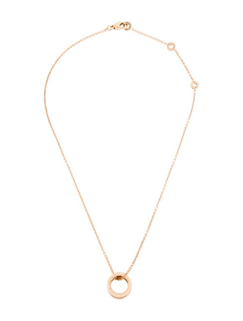 Bvlgari 18K Diamond B.Zero1 Pendant Necklace