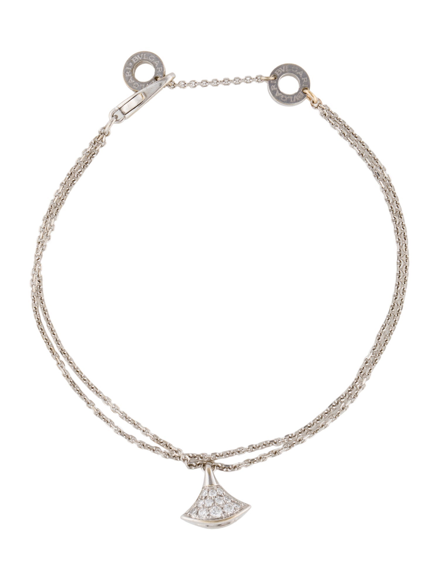 Bvlgari 18K Diamond Divas' Dream Charm Bracelet