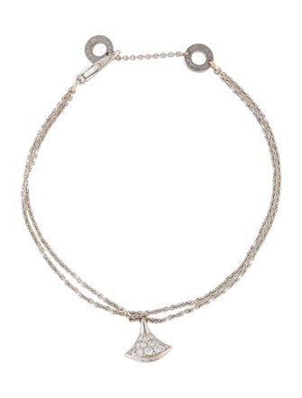 Bvlgari 18K Diamond Divas' Dream Charm Bracelet