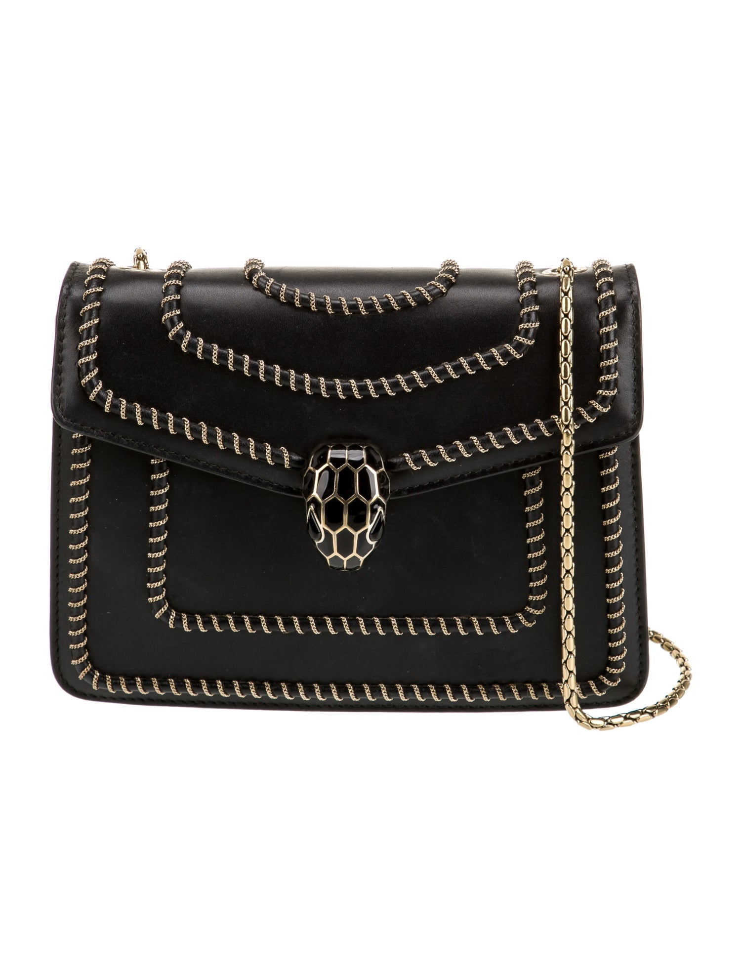 Bvlgari Leather Shoulder Bag