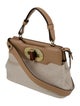 Bvlgari Canvas Top Handle Bag
