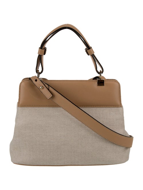 Bvlgari Canvas Top Handle Bag