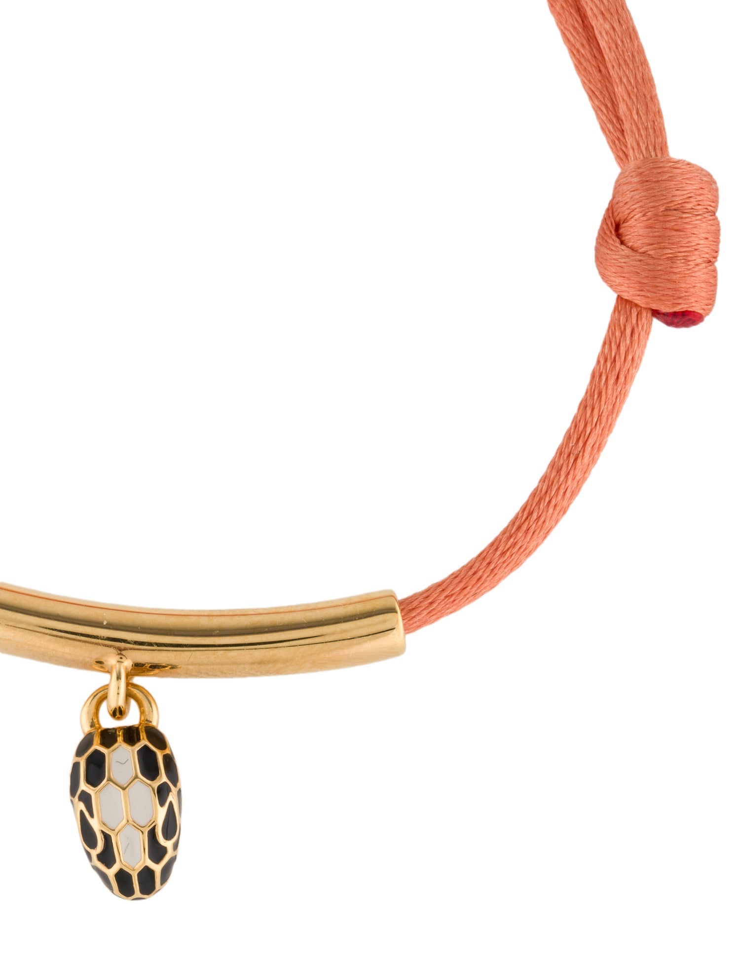 Bvlgari Enamel & Cord Serpenti Forever Bracelet