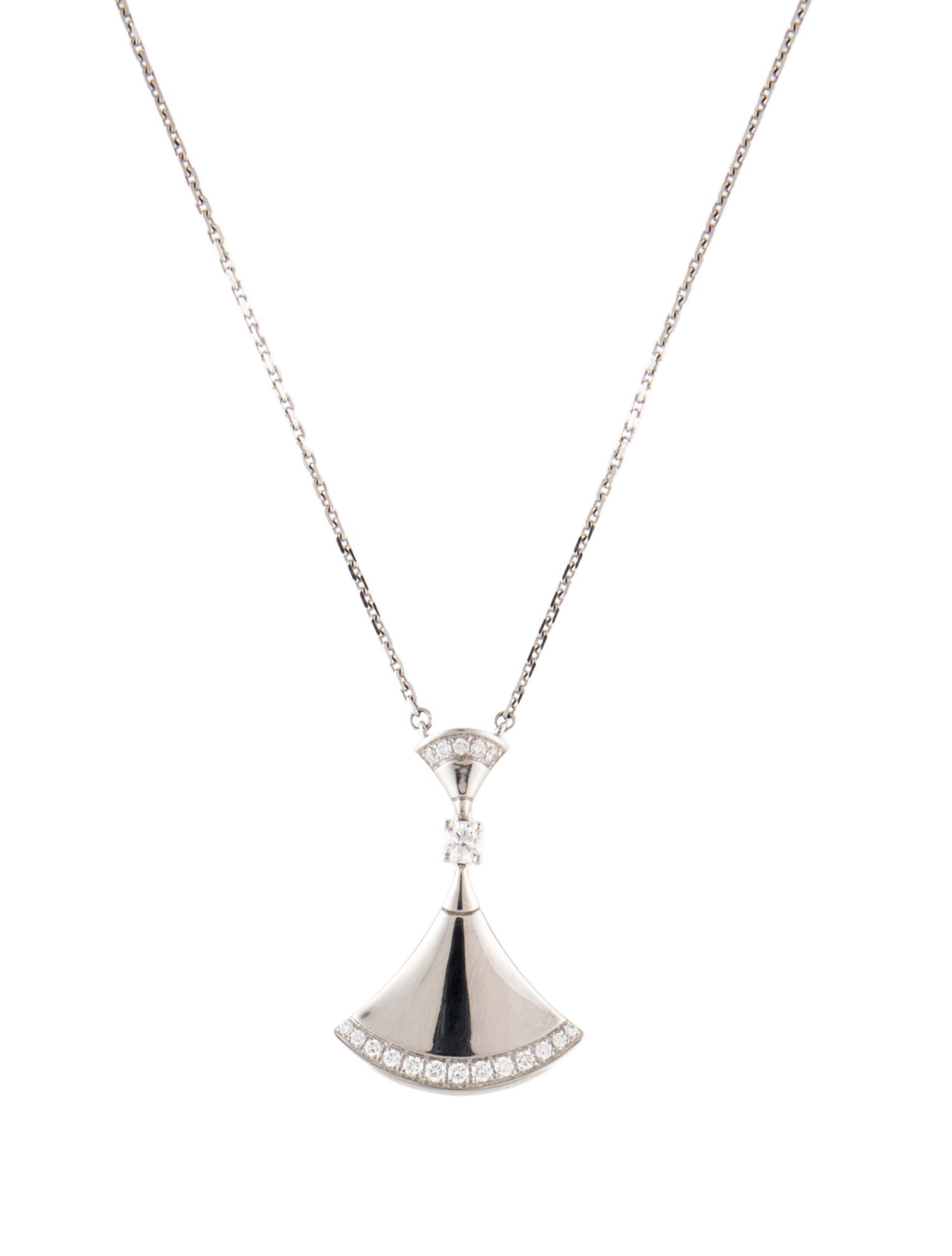Bvlgari 18K Diamond Divas' Dream Pendant Necklace
