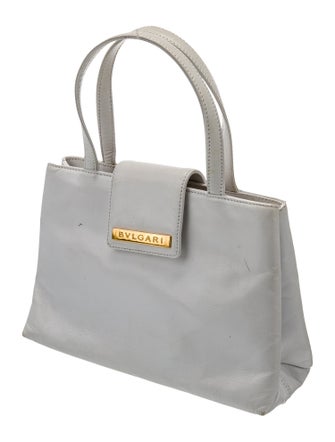 Bvlgari Leather Top Handle Bag