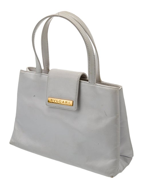 Bvlgari Leather Top Handle Bag