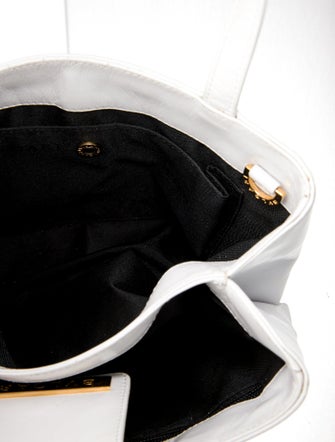 Bvlgari Leather Top Handle Bag