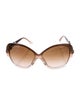 Bvlgari Oversize Tinted Sunglasses