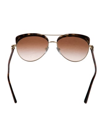 Bvlgari Gradient Aviator Sunglasses