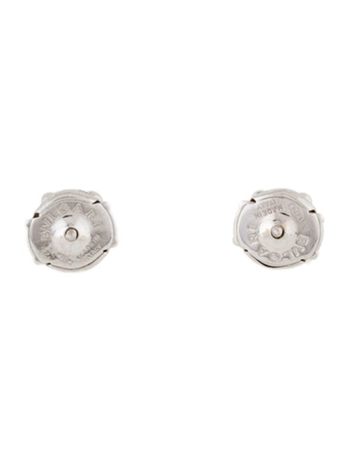 Bvlgari 18K Diamond Corona Stud Earrings