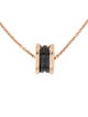 Bvlgari 18K Ceramic B.zero1 Pendant Necklace
