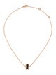 Bvlgari 18K Ceramic B.zero1 Pendant Necklace