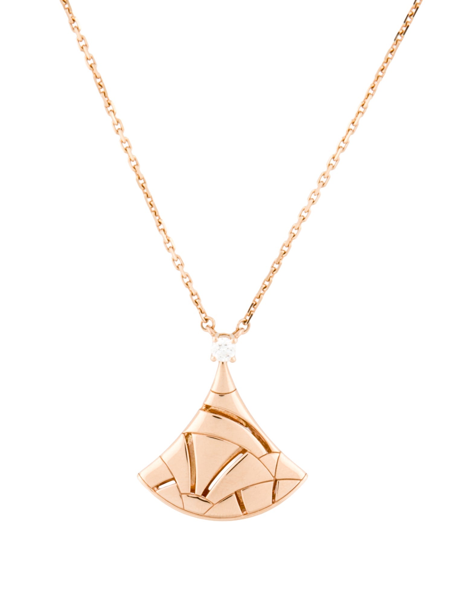 Bvlgari 18K Diamond Divas' Dream Pendant Necklace