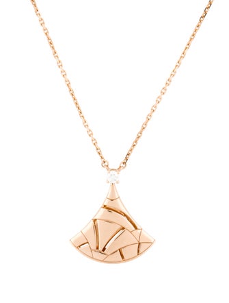 Bvlgari 18K Diamond Divas' Dream Pendant Necklace