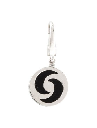 Bvlgari 18K Onyx Hypnotic Charm Pendant