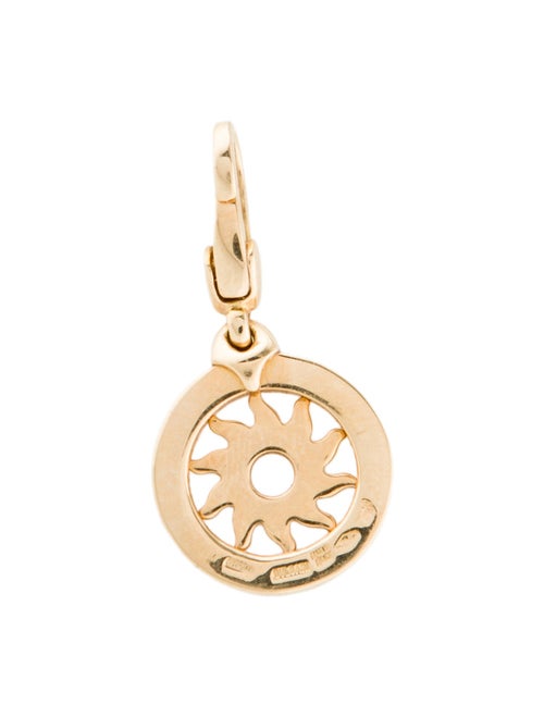 Bvlgari 18K Heart Tondo Sole Charm Pendant