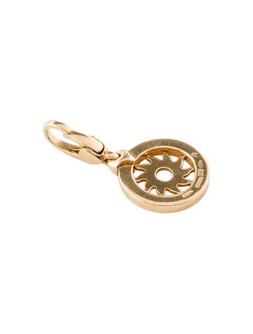 Bvlgari 18K Heart Tondo Sole Charm Pendant