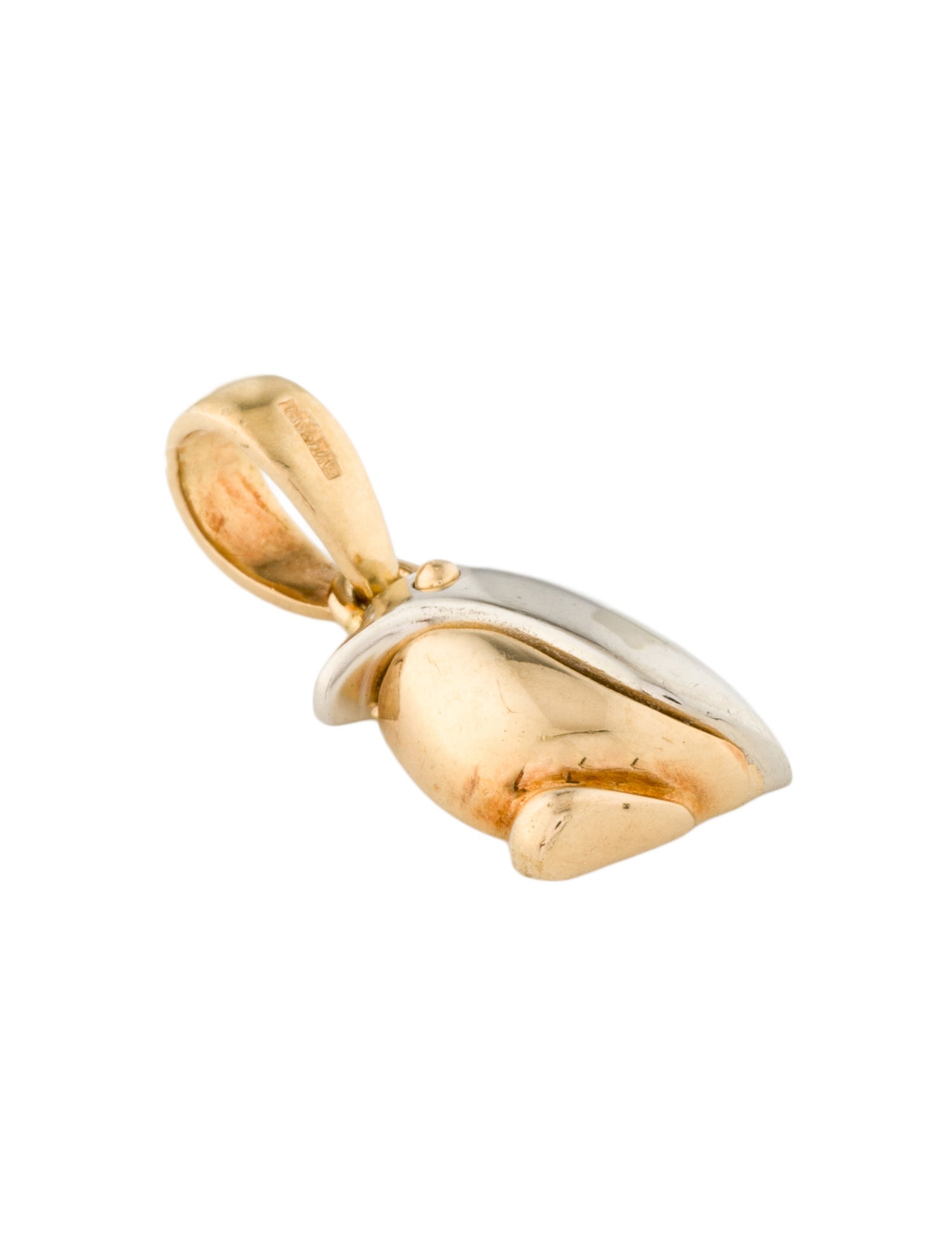 Bvlgari 18K Two-Tone Penguin Pendant