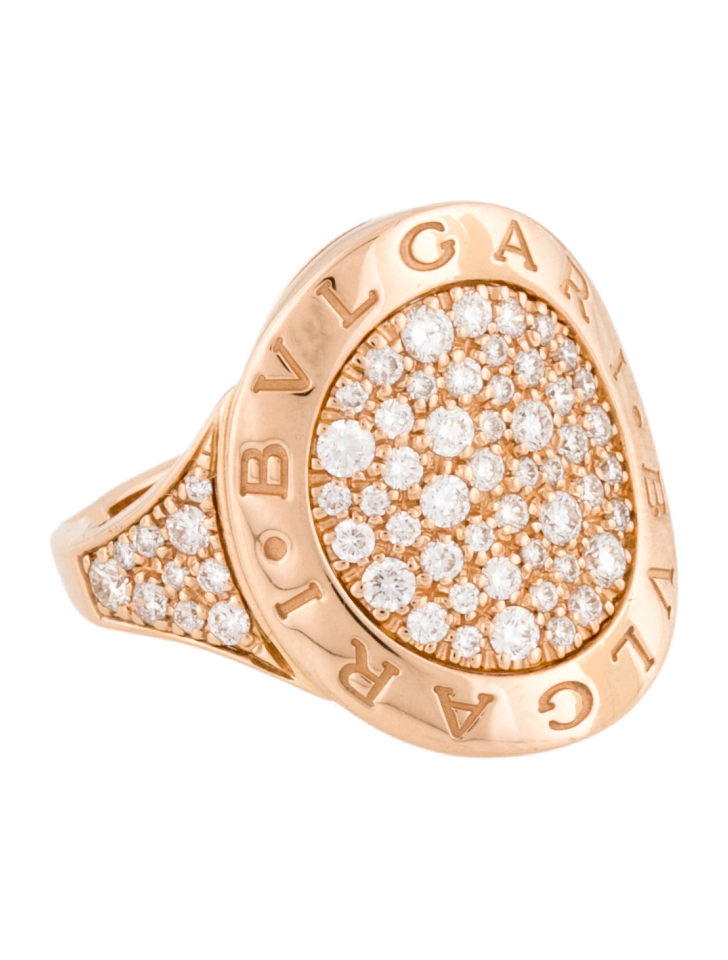 Bvlgari 18K Diamond Cocktail Ring