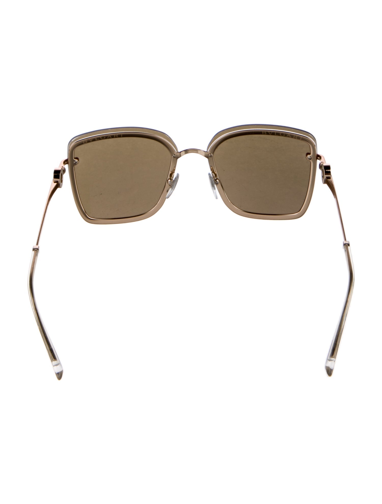 Bvlgari Square Mirrored Sunglasses