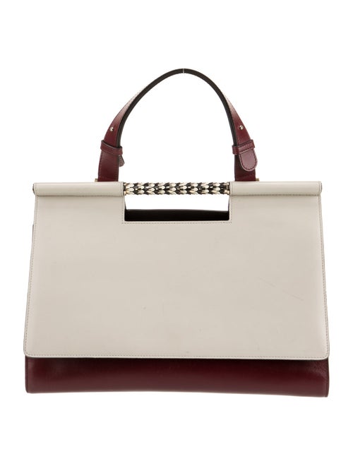 Bvlgari Leather Top Handle Bag