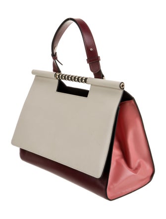 Bvlgari Leather Top Handle Bag