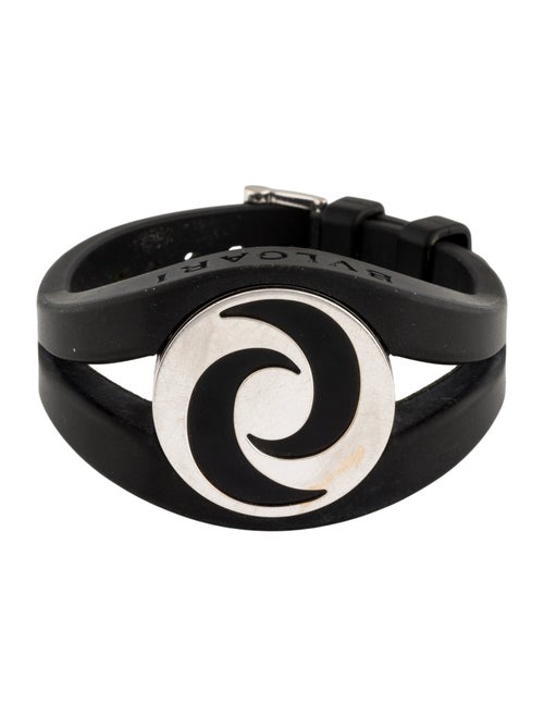Bvlgari 18K Onyx Optical Spinning Wrap Bracelet