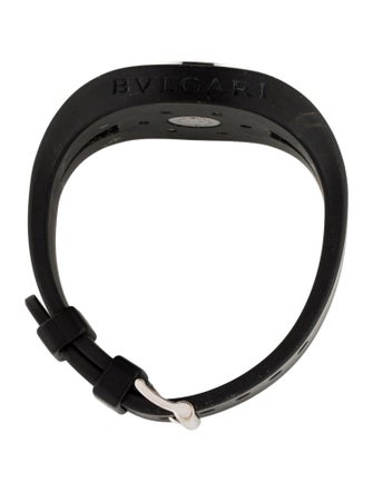 Bvlgari 18K Onyx Optical Spinning Wrap Bracelet