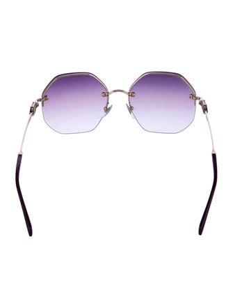 Bvlgari Oversize Gradient Sunglasses