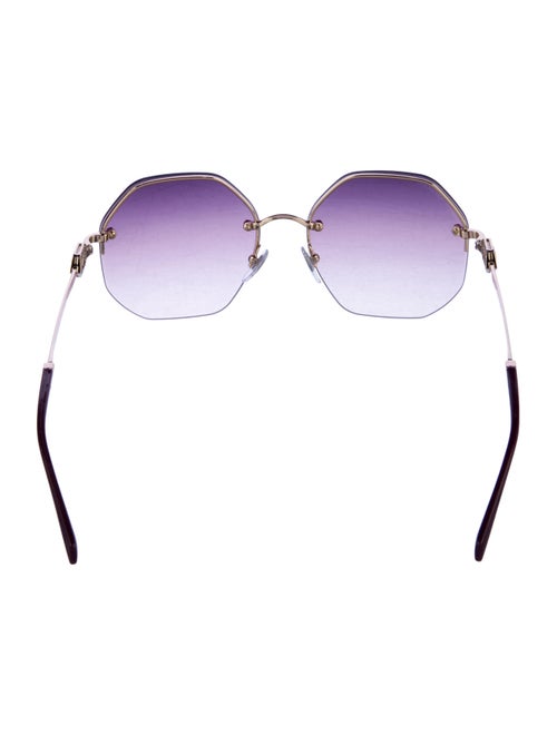 Bvlgari Oversize Gradient Sunglasses