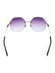 Bvlgari Oversize Gradient Sunglasses