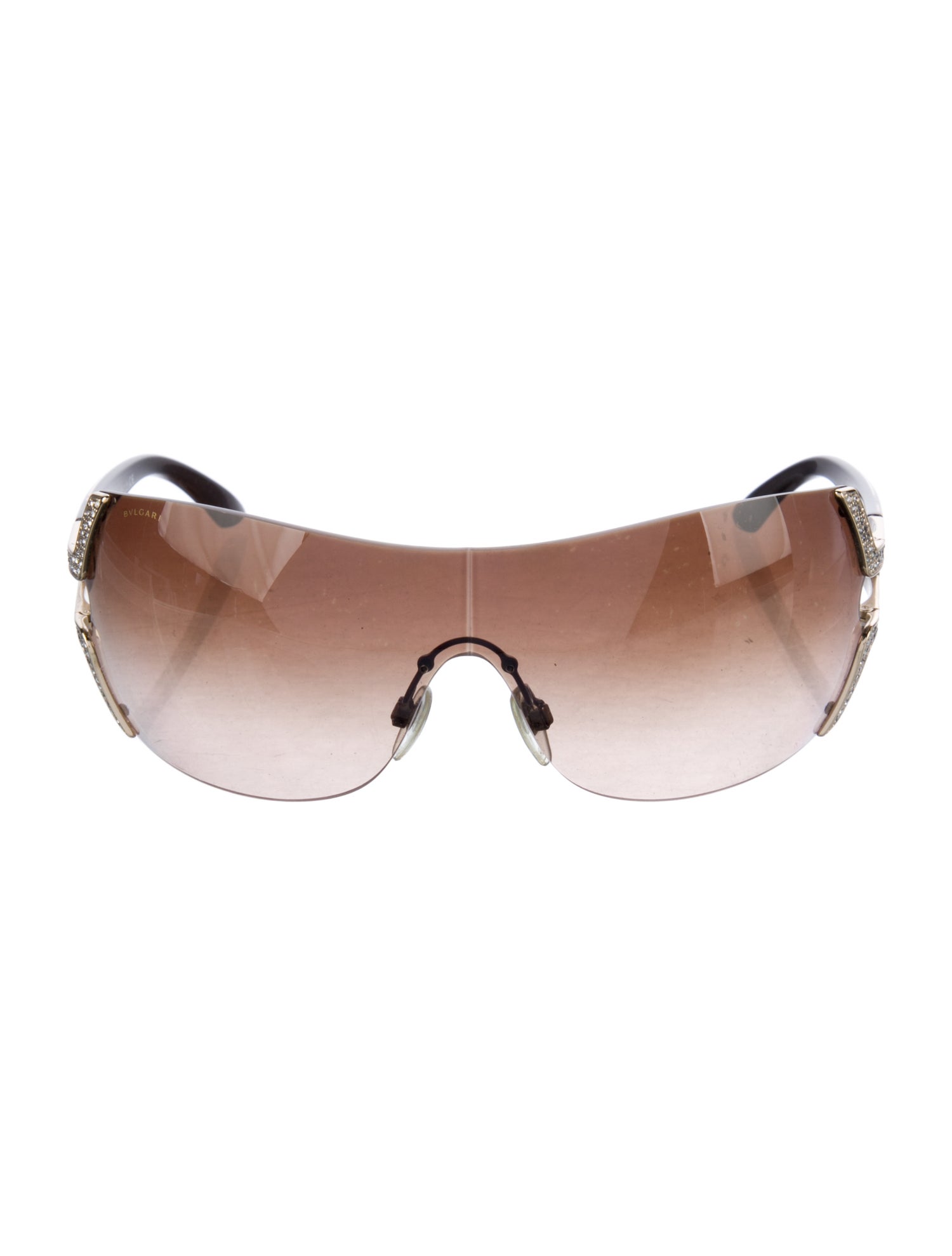 Bvlgari Shield Gradient Sunglasses