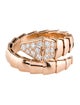 Bvlgari 18K Diamond Serpenti Viper Ring