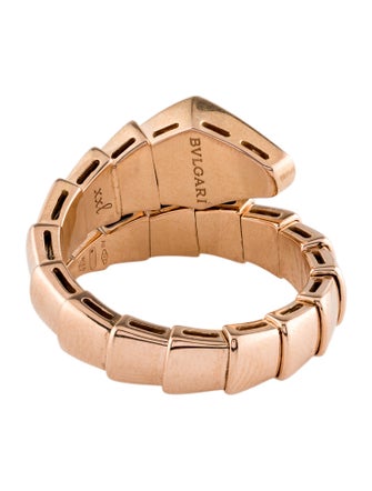 Bvlgari 18K Diamond Serpenti Viper Ring