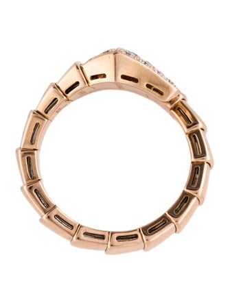 Bvlgari 18K Diamond Serpenti Viper Ring