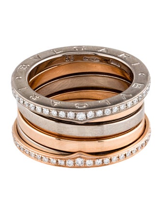 Bvlgari 18K Diamond B.zero1 Ring