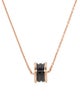 Bvlgari 18K Ceramic B.zero1 Pendant Necklace