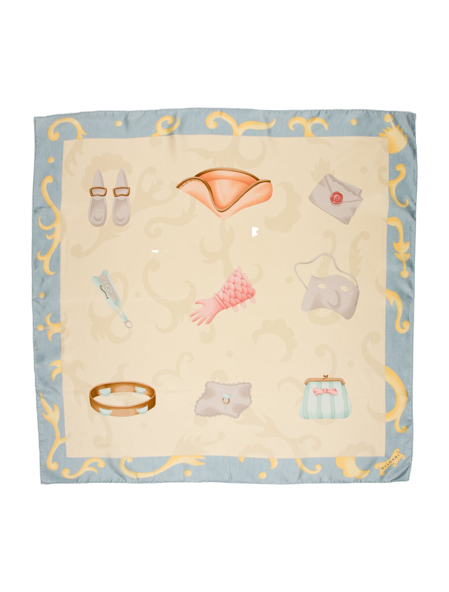 Bvlgari Silk Printed Scarf