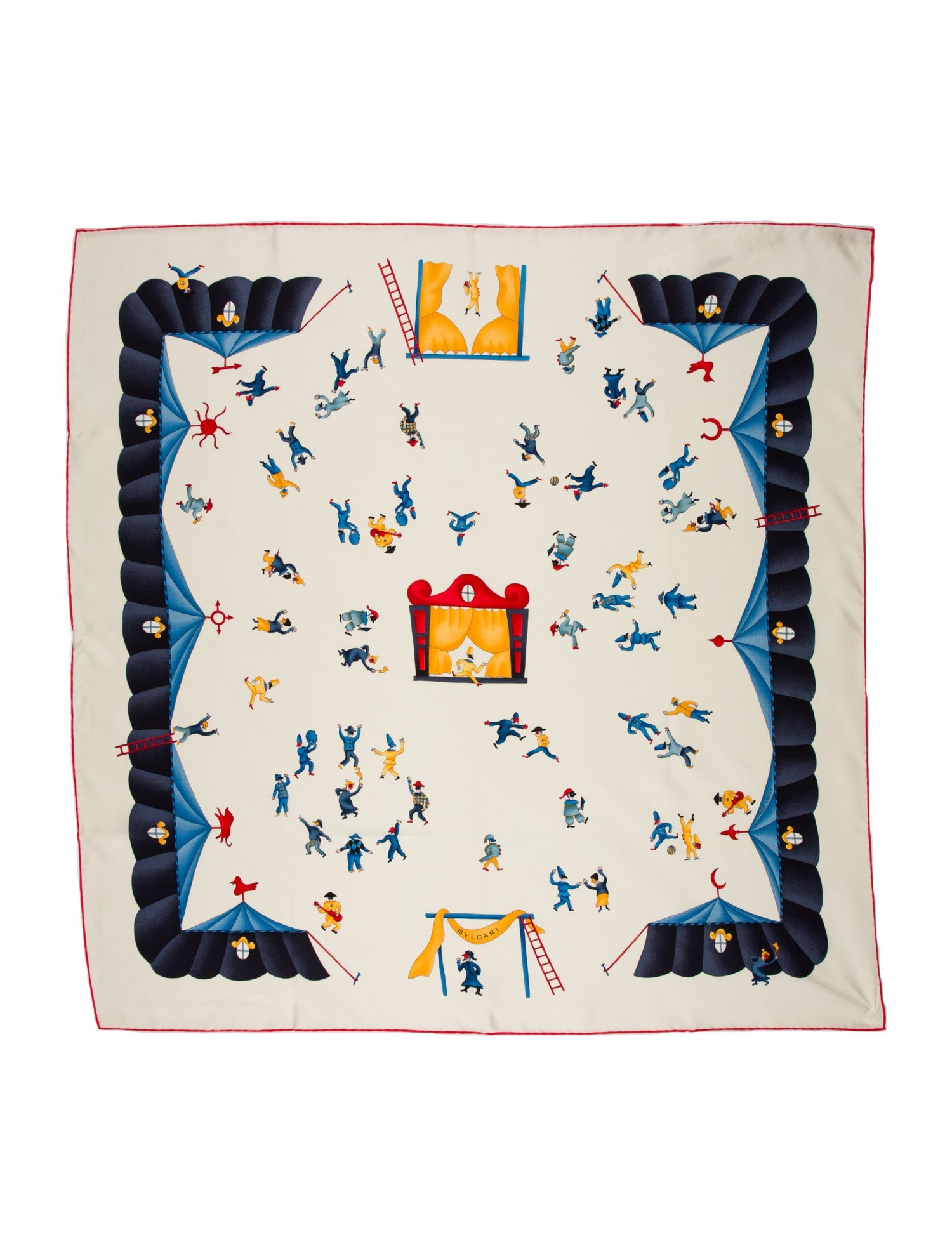 Bvlgari Silk Printed Scarf