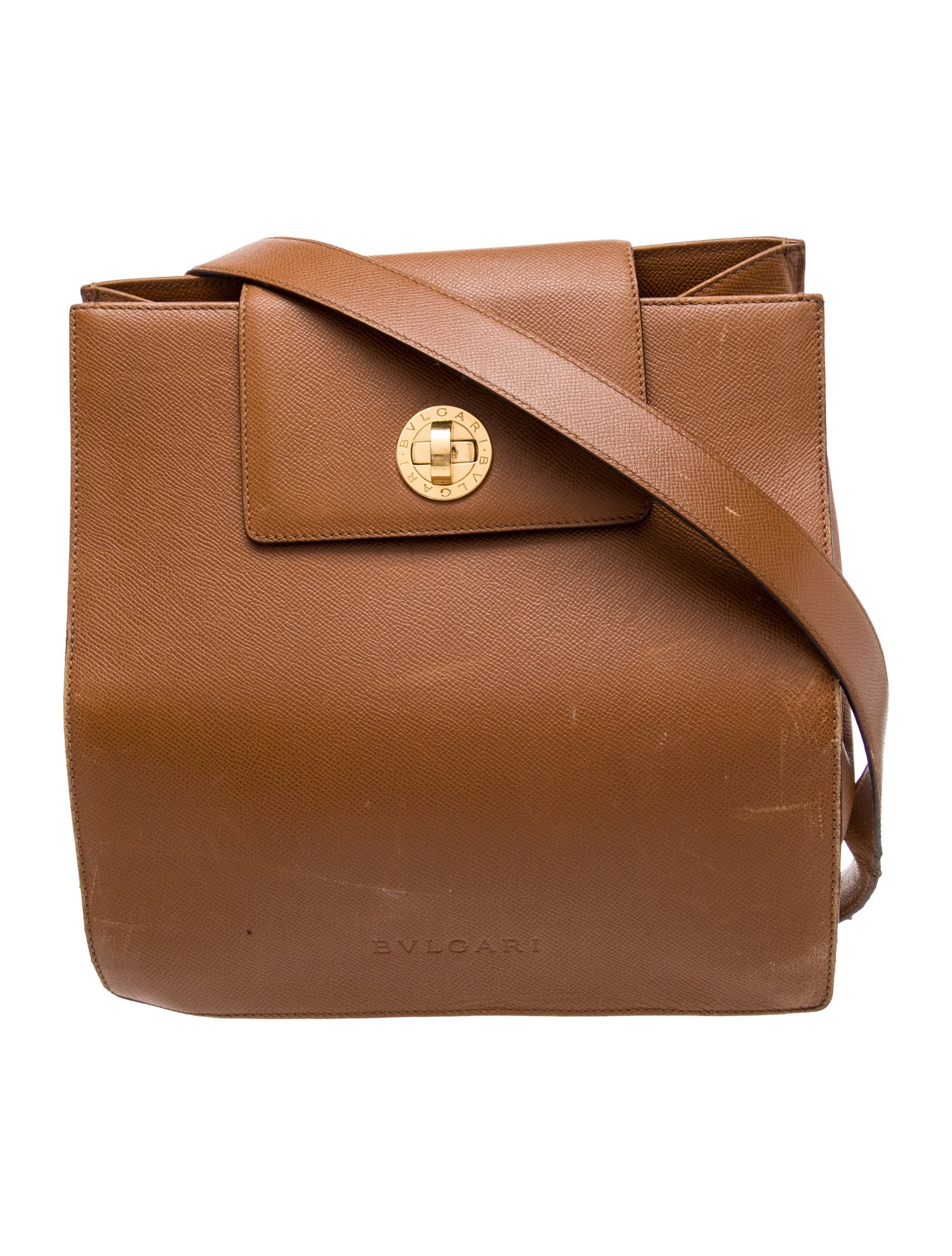 Bvlgari Leather Shoulder Bag