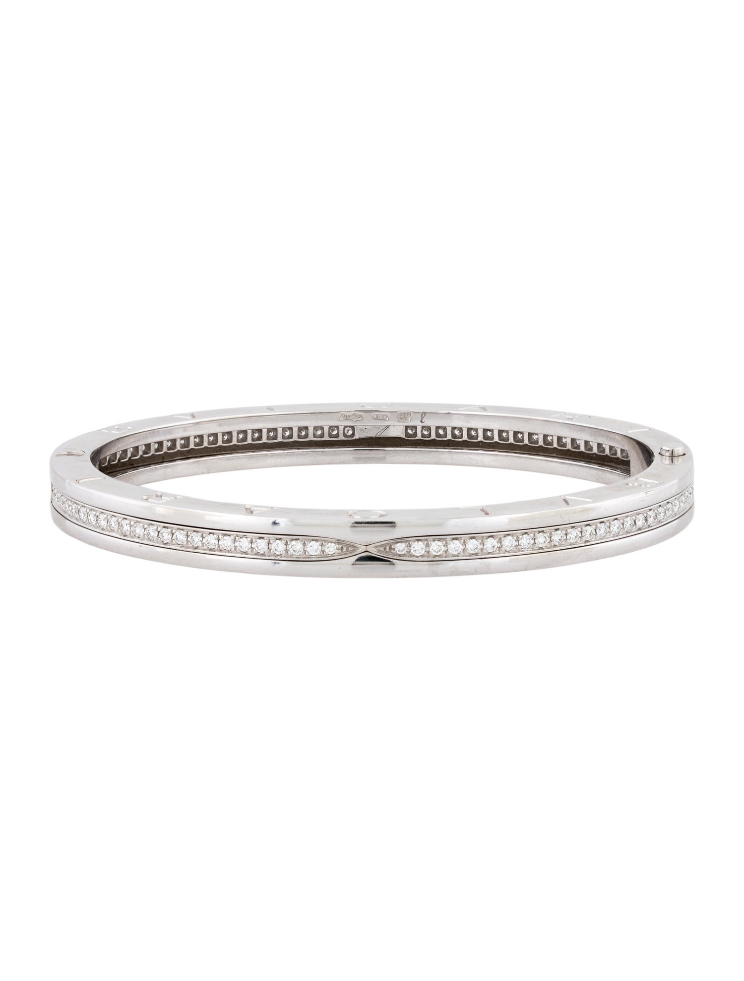 Bvlgari 18K Diamond B.zero1 Bangle Bracelet