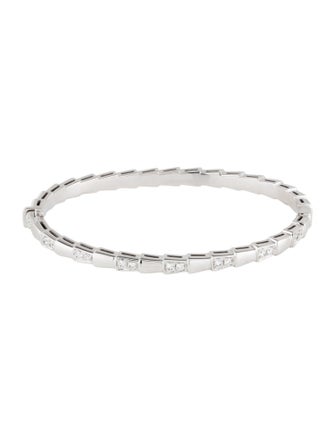 Bvlgari 18K Diamond Serpenti Viper Bangle