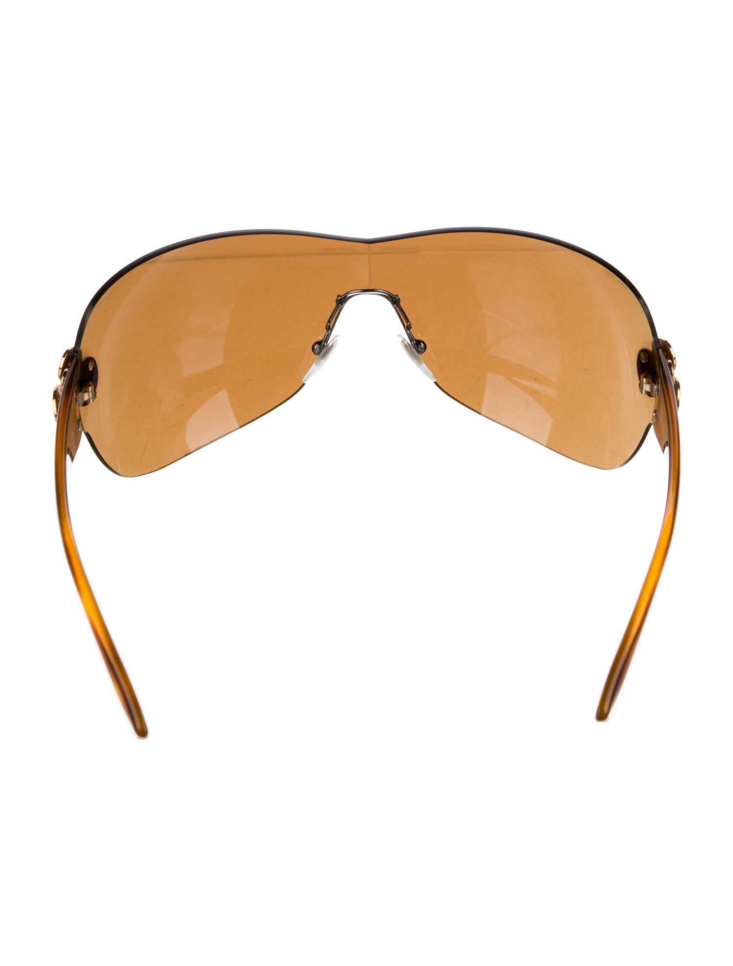 Bvlgari Shield Tinted Sunglasses