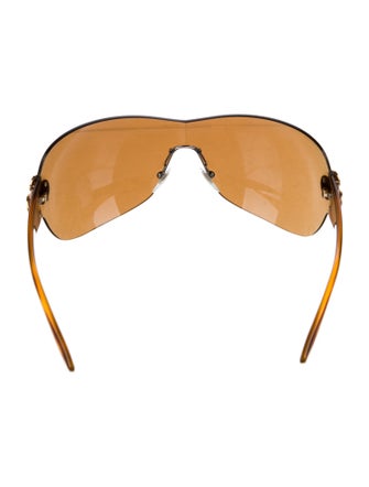 Bvlgari Shield Tinted Sunglasses