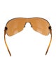 Bvlgari Shield Tinted Sunglasses