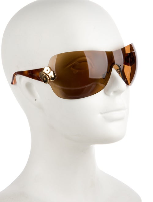 Bvlgari Shield Tinted Sunglasses