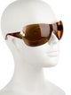Bvlgari Shield Tinted Sunglasses
