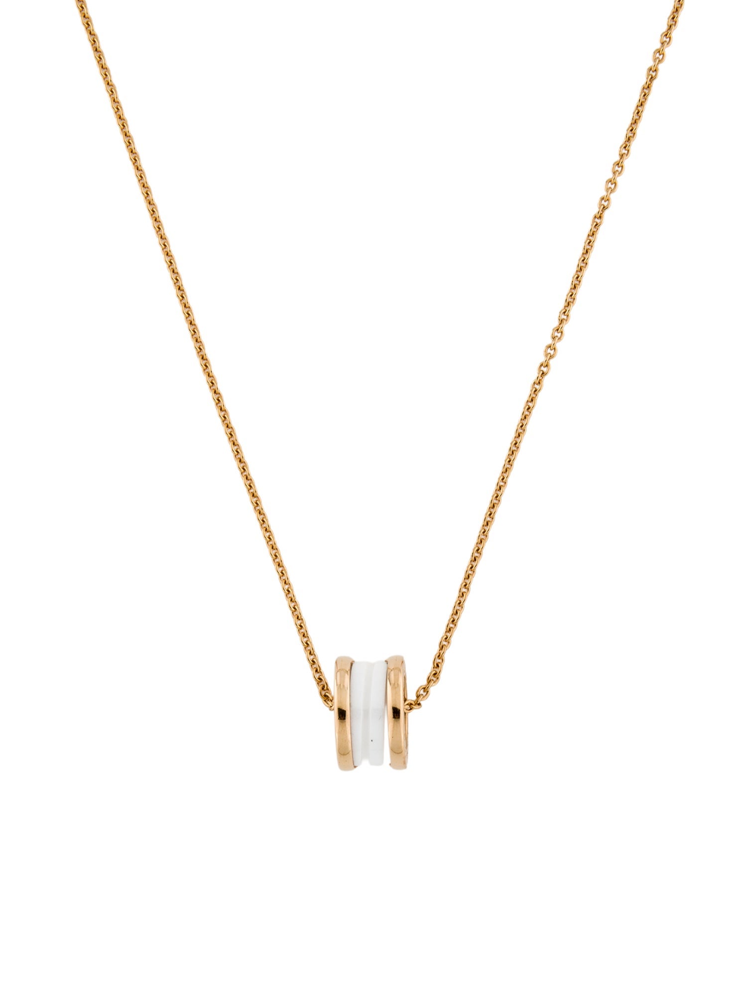 Bvlgari Ceramic B.zero1 Pendant Necklace