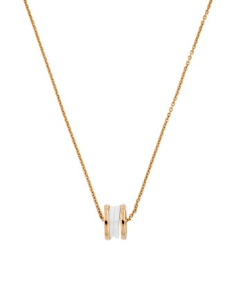 Bvlgari Ceramic B.zero1 Pendant Necklace
